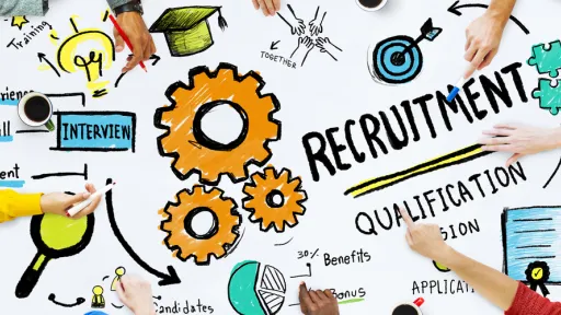 A collaborative engineering team demonstrating the value of hiring for attitude.